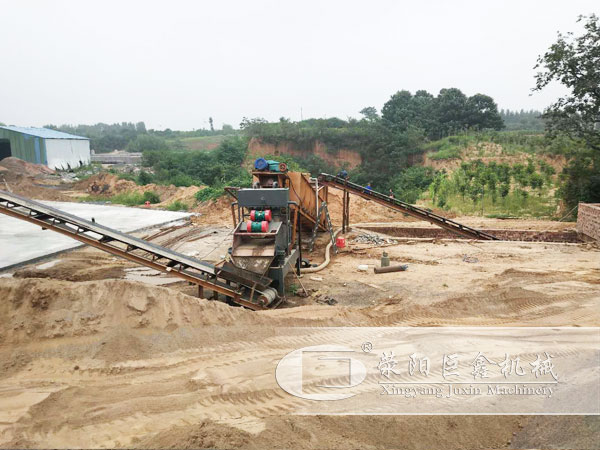 河南時(shí)產(chǎn)150噸洗砂生產(chǎn)線(xiàn)